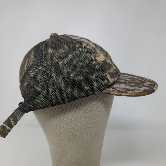 Mossy Oak Men's Slideback Camo Hat Green Brown OSFM Mesh Back - Picture 5 of 9